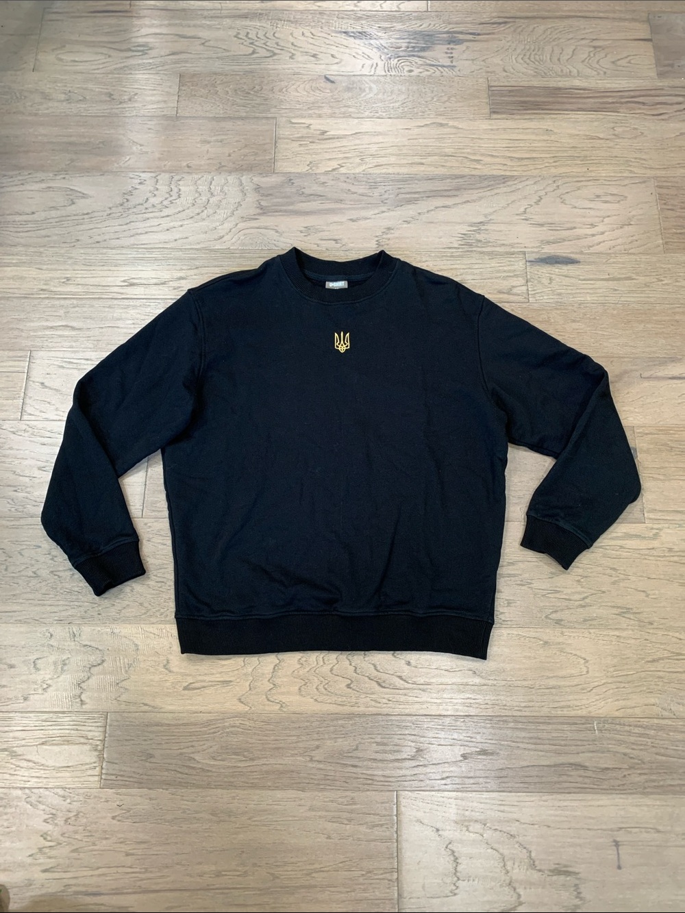 Black Tryzub Shirt Size Medium